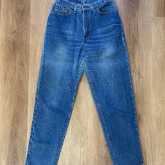 Vintage Levi's 505 90s Blue Straight Leg Jeans - Picture 1 of 6